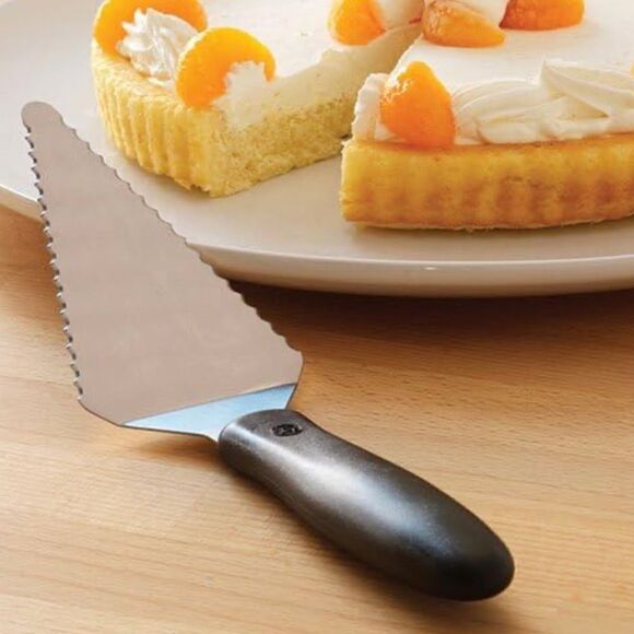 Pampered Chef stainless cake/pie serrated slice & serve includes plastic case - Picture 4 of 4